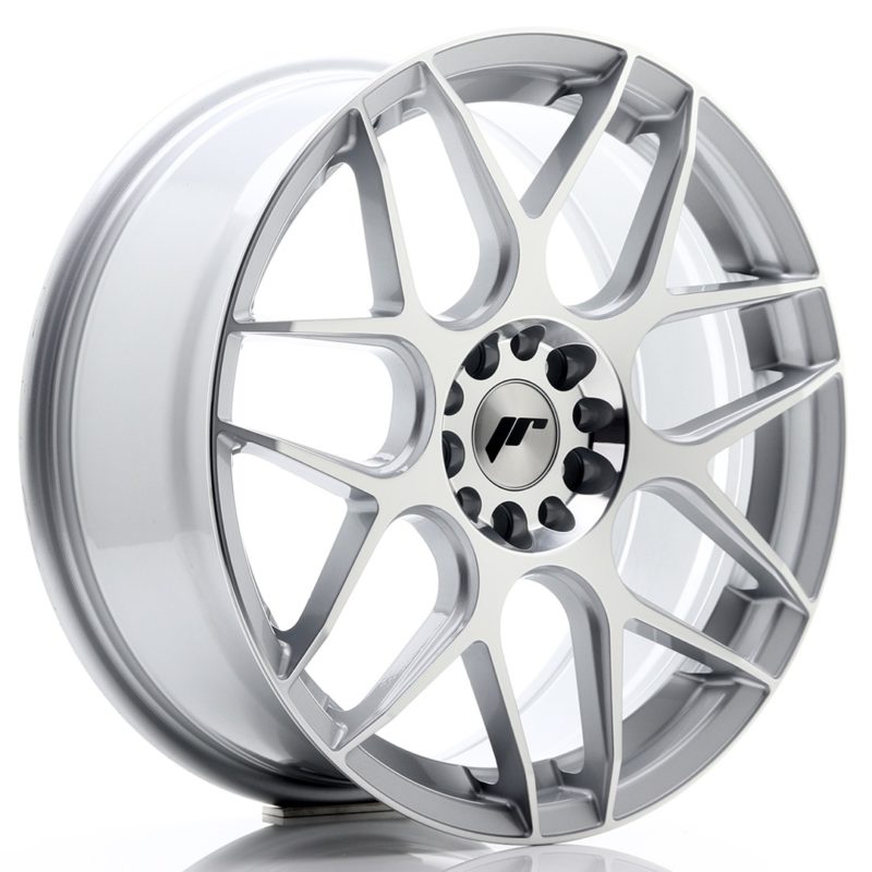 Jante Japan Racing JR-18 18x7.5" 5x112/114.3 ET40 | Gris Argenté / Poli