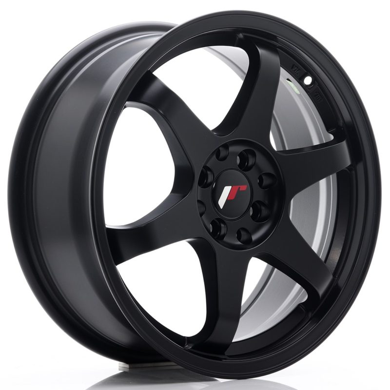 Jante Japan Racing JR-3 17x7" 5x108/112 ET40 | Noir Mat / Satiné