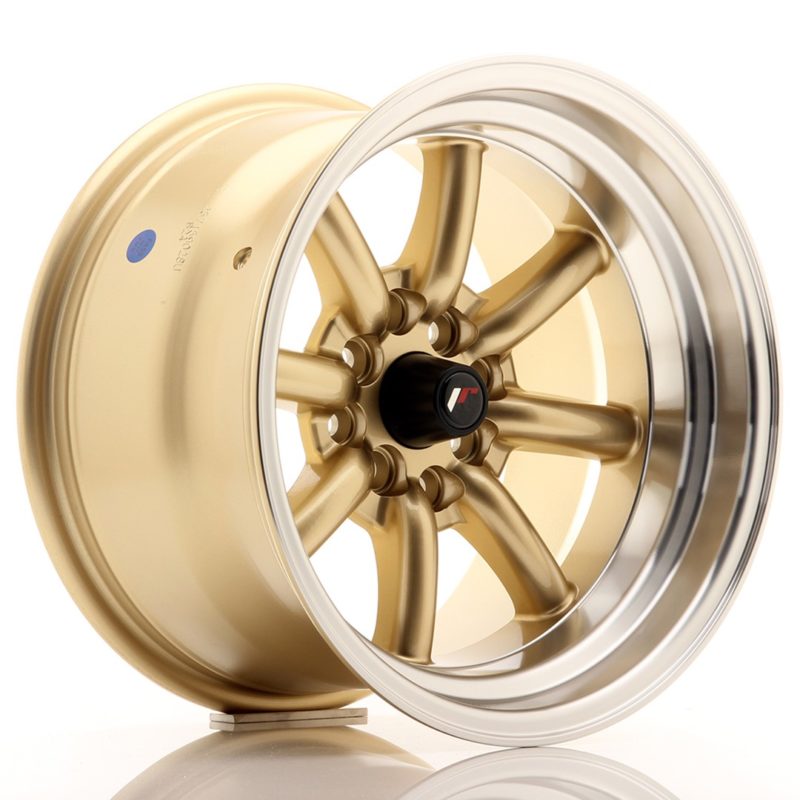 Jante Japan Racing JR-19 15x9" 4x100/114.3 ET-13 | Or / Doré