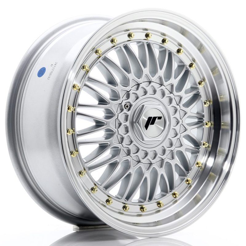 Jante Japan Racing JR-9 17x7.5" 4x100/114.3 ET35 | Gris Argenté / Poli