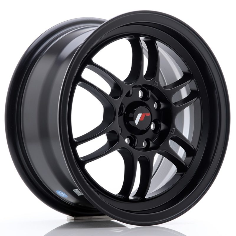 Jante Japan Racing JR-7 15x7" 4x100/114.3 ET38 | Noir Mat / Satiné