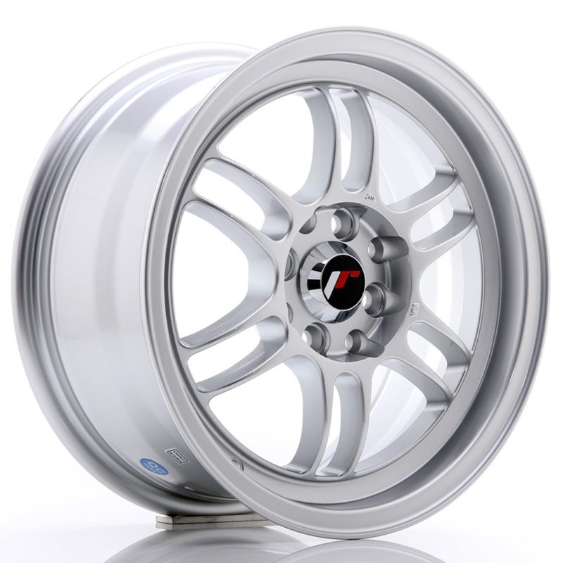 Jante Japan Racing JR-7 15x7" 4x100/114.3 ET38 | Gris Argenté / Poli