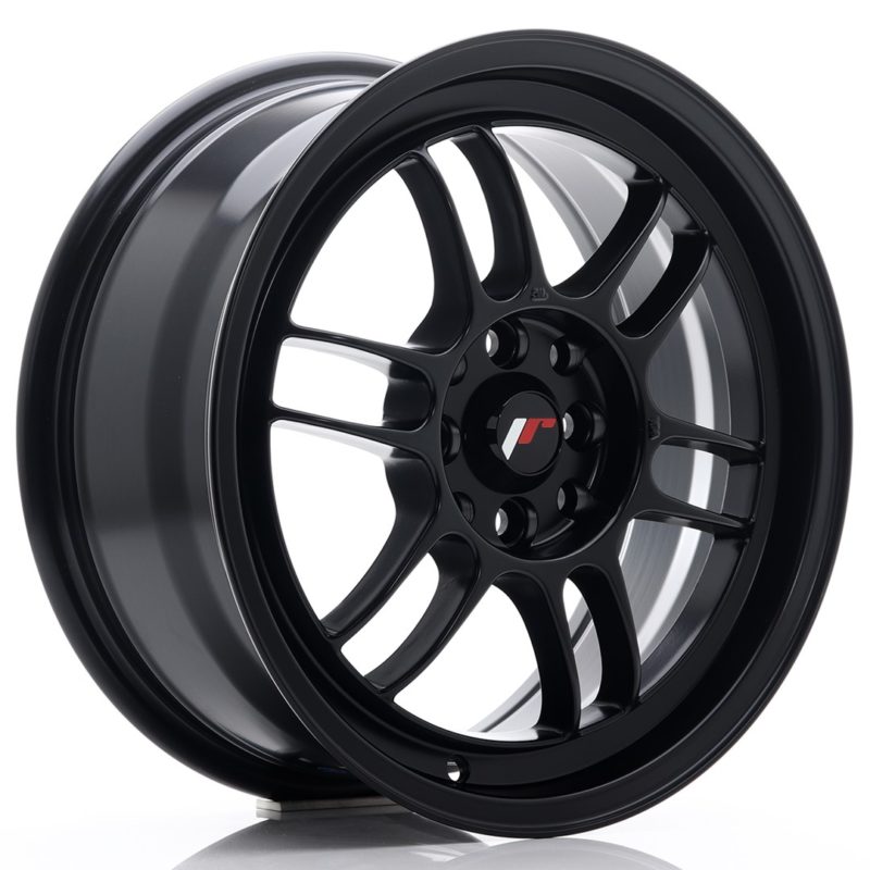 Jante Japan Racing JR-7 16x7" 4x100/114.3 ET38 | Noir Mat / Satiné