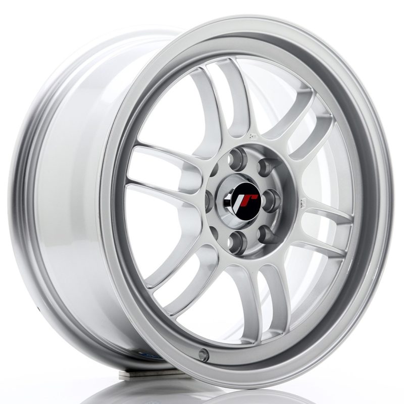 Jante Japan Racing JR-7 16x7" 4x100/114.3 ET38 | Gris Argenté / Poli