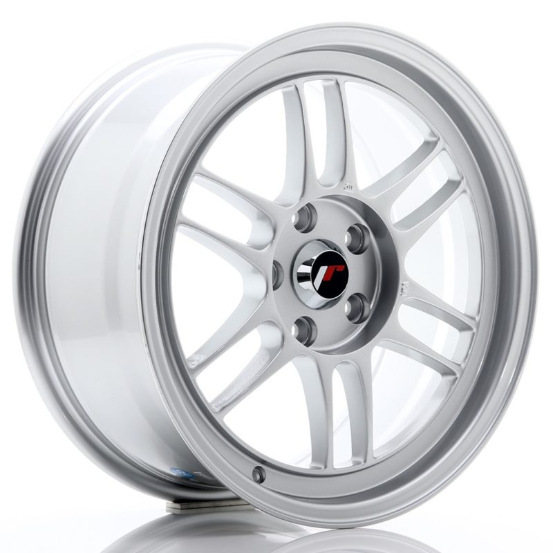 Jante Japan Racing JR-7 17x8" 5x114.3 ET35 | Gris Argenté / Poli