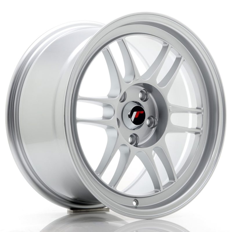Jante Japan Racing JR-7 17x9" 5x114.3 ET35 | Gris Argenté / Poli