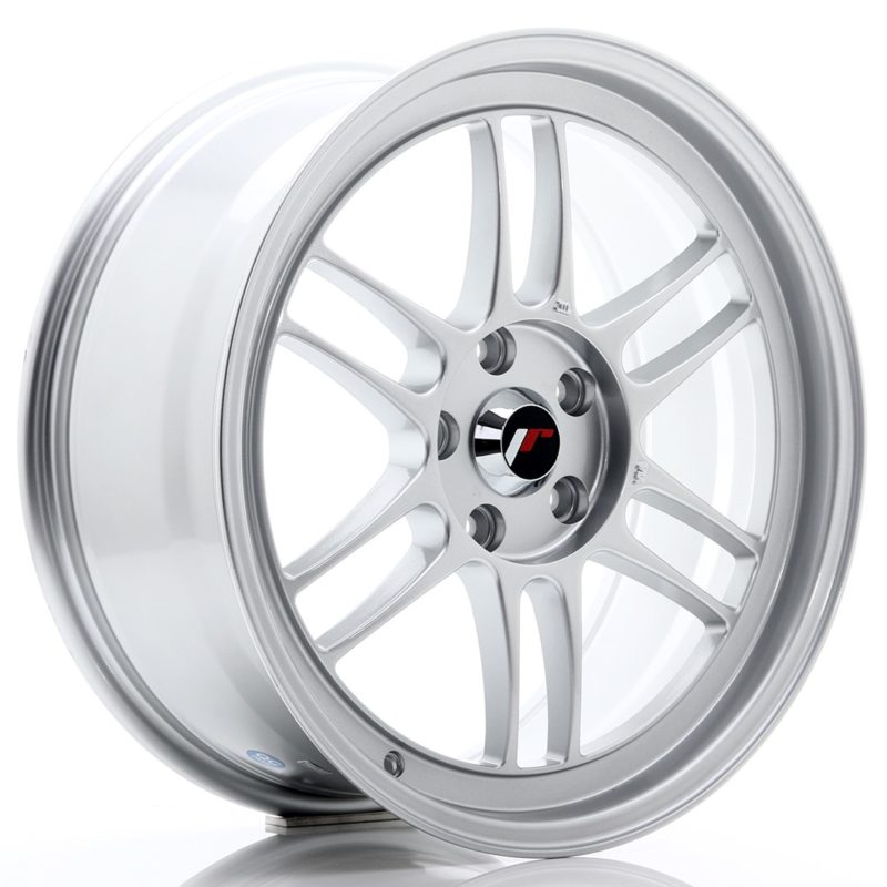 Jante Japan Racing JR-7 18x8" 5x114.3 ET35 | Gris Argenté / Poli