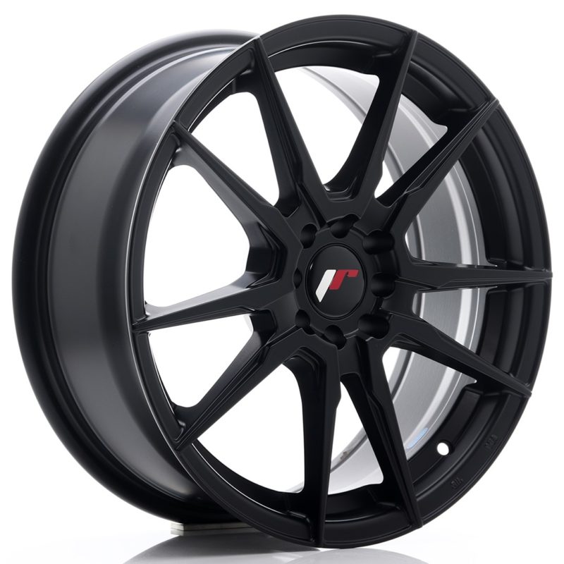 Jante Japan Racing JR-21 17x7" 5x108/112 ET40 | Noir Mat / Satiné