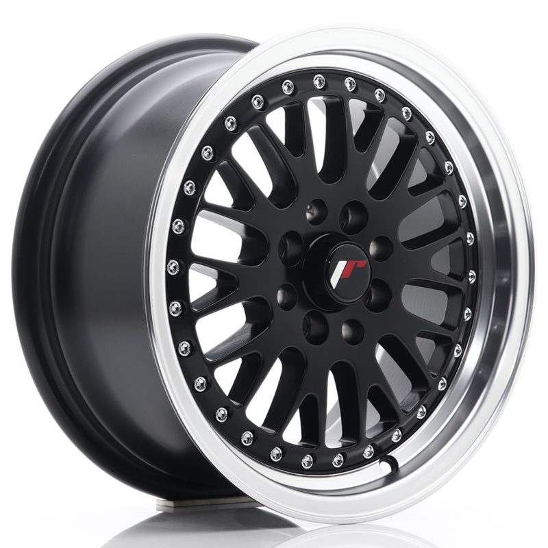 Jante Japan Racing JR-10 15x7" 4x100/108 ET30 | Noir Mat / Satiné