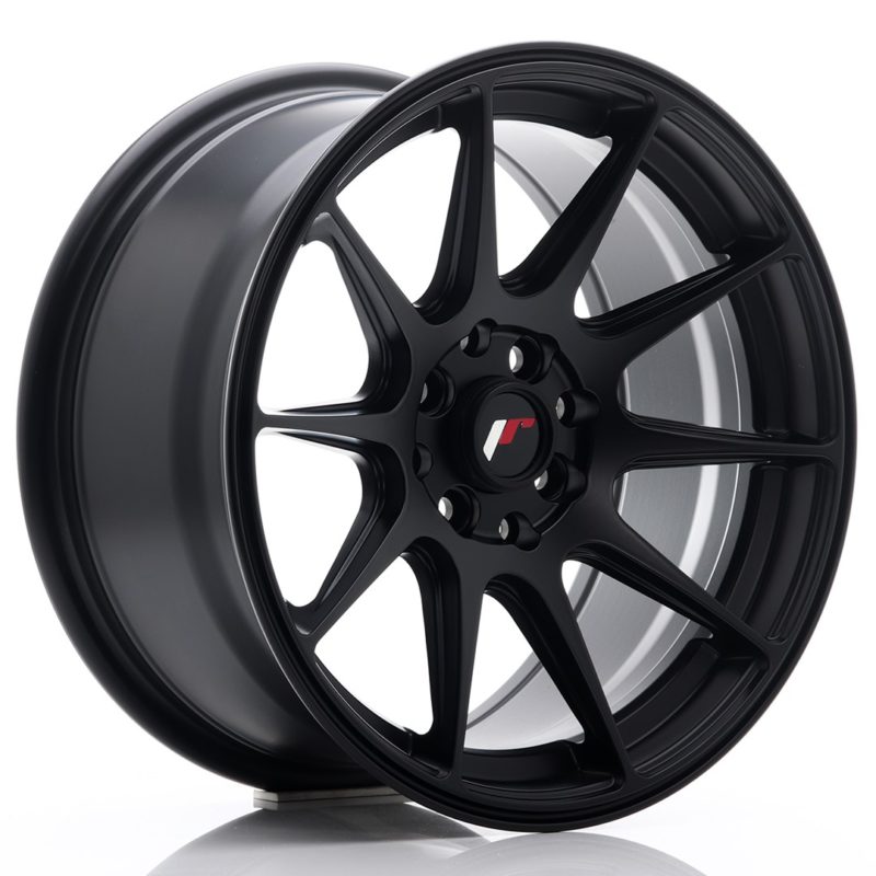 Jante Japan Racing JR-11 16x8" 5x100/114.3 ET25 | Noir Mat / Satiné
