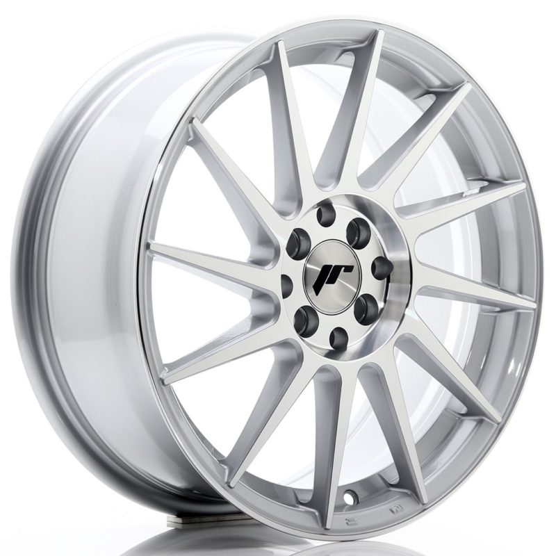 Jante Japan Racing JR-22 17x7" 5x100/114.3 ET35 | Gris Argenté Poli