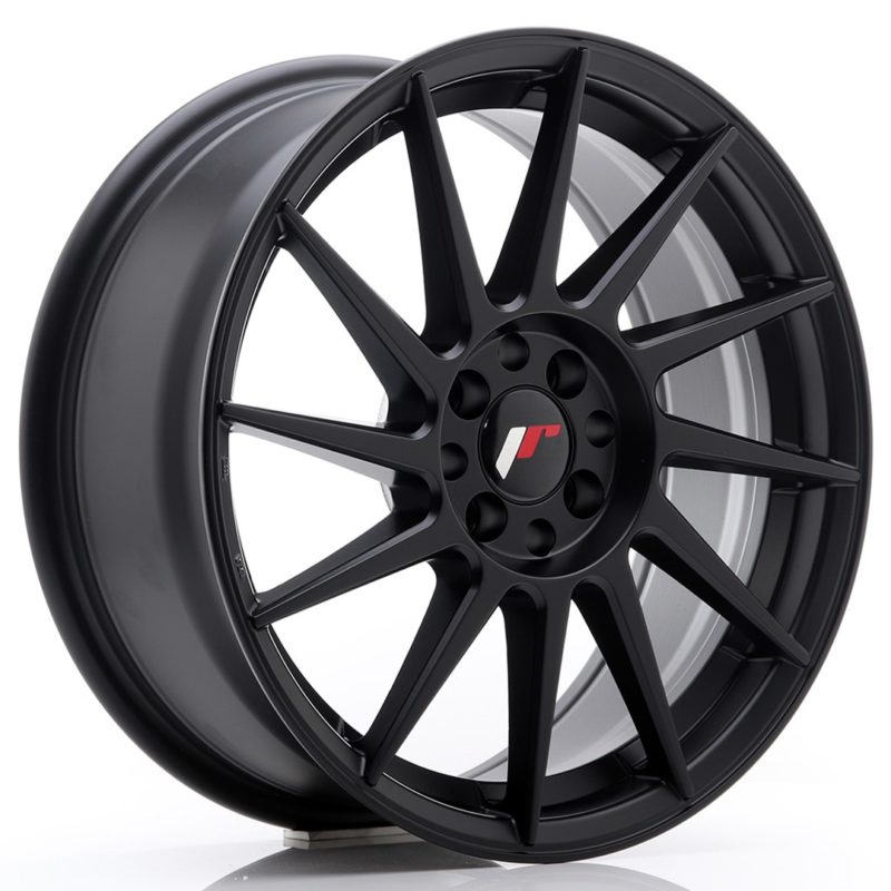 Jante Japan Racing JR-22 17x7" 4x100/108 ET25 | Noir Mat / Satiné