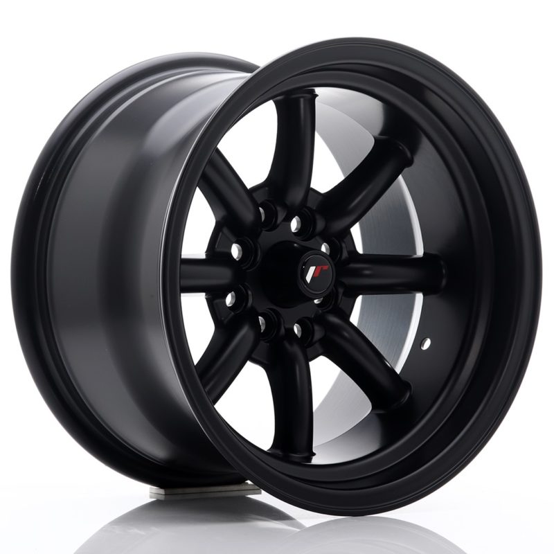 Jante Japan Racing JR-19 15x9" 4x100/114.3 ET-13 | Noir Mat / Satiné