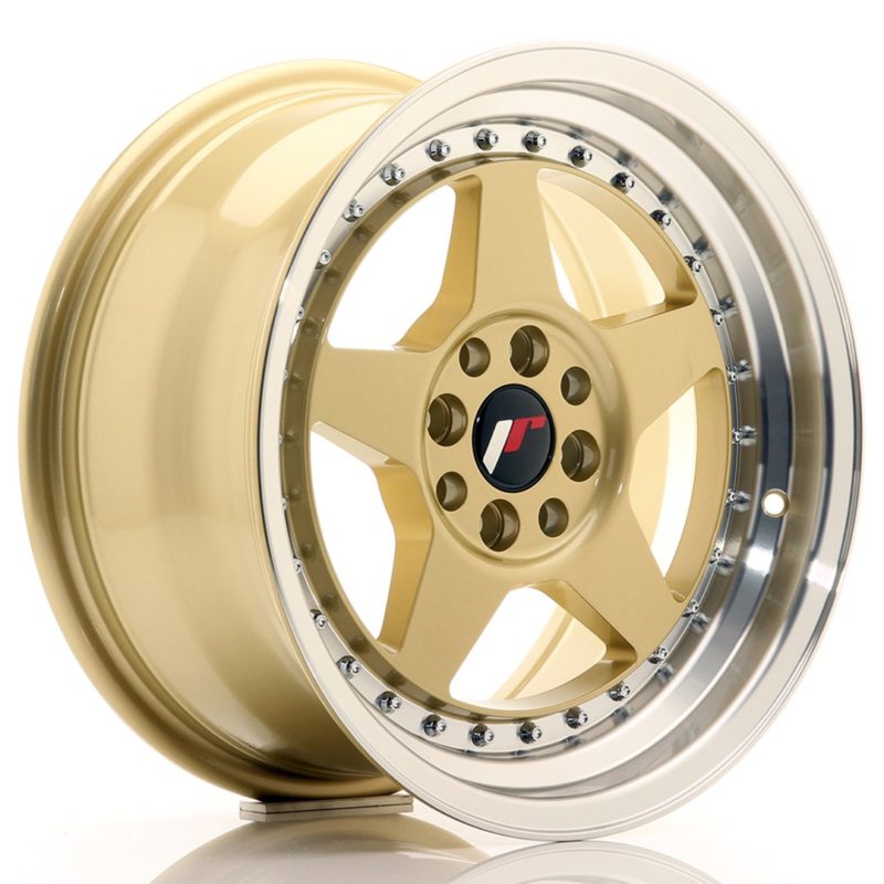 Jante Japan Racing JR-6 16x8" 4x100/114.3 ET30 | Or / Doré