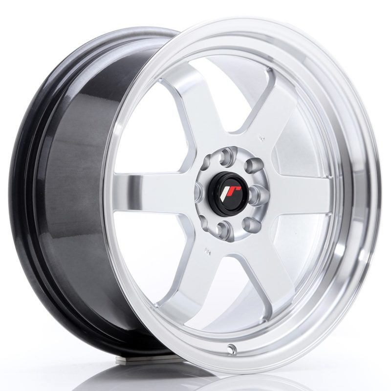 Jante Japan Racing JR-12 17x8" 5x112/120 ET35 | Gris Argenté / Poli