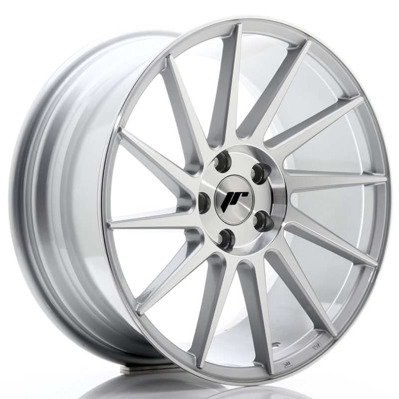 Jante Japan Racing JR-22 18x8.5" 5x112 ET40 | Gris Argenté / Poli