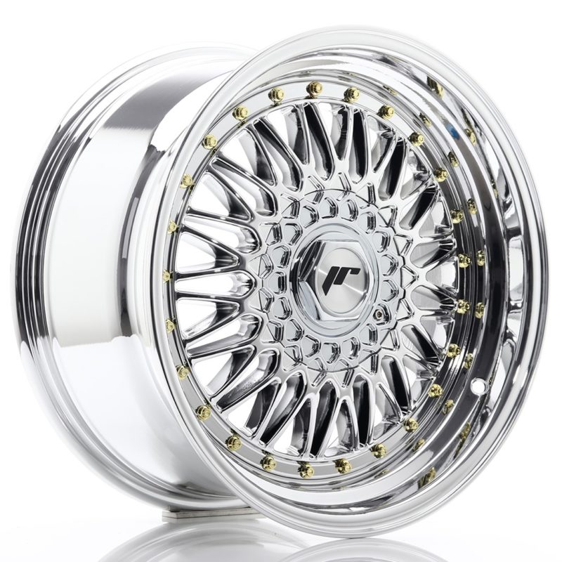 Jante Japan Racing JR-9 17x8.5" 5x112/120 ET20 | Chrome / Titane