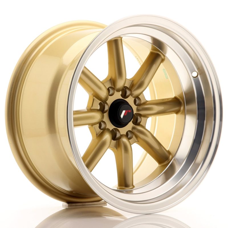 Jante Japan Racing JR-19 16x9" 4x100/114.3 ET-15 | Or / Doré
