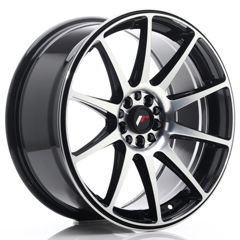 Jante Japan Racing JR-11 18x8.5" 5x114.3/120 ET30 | Noir / Brillant