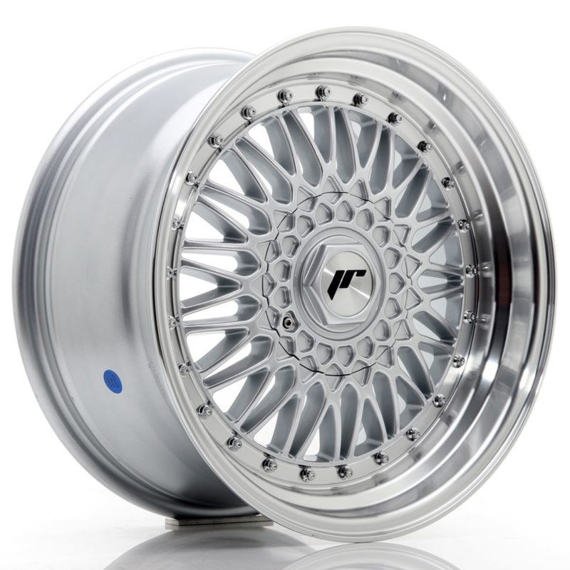 Jante Japan Racing JR-9 17x8.5" 5x112/120 ET20 | Gris Argenté / Poli