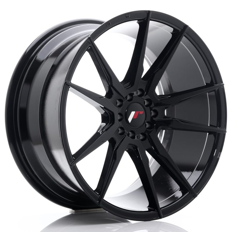 Jante Japan Racing JR-21 19x9.5" 5x112/114.3 ET40 | Noir / Brillant
