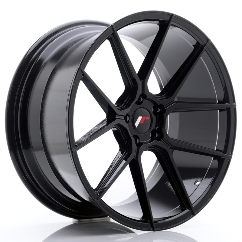 Jante Japan Racing JR-30 20x10" 5x112 ET40 | Noir Brillant