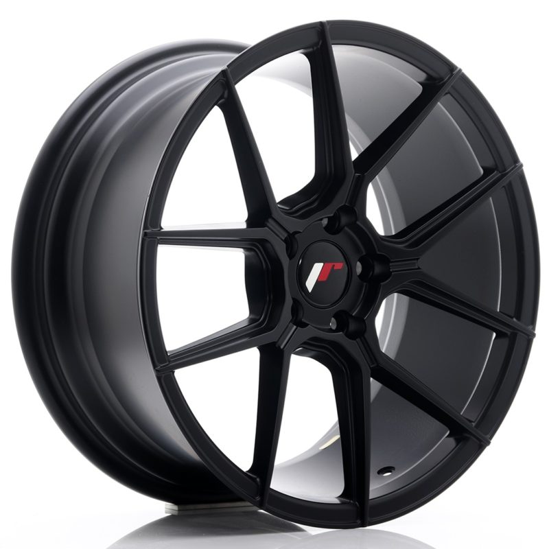 Jante Japan Racing JR-30 18x8.5" 5x112 ET40 | Noir Mat / Satiné