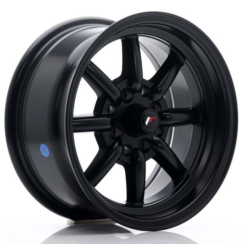 Jante Japan Racing JR-19 14x7" 4x100/114.3 ET0 | Noir Mat / Satiné