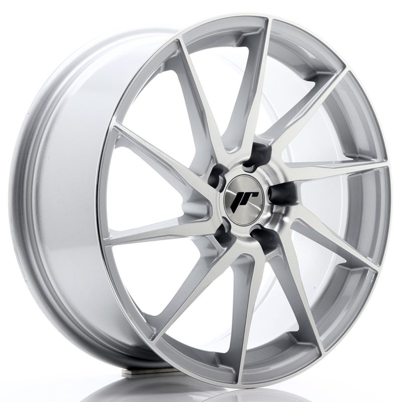 Jante Japan Racing JR-36 18x8" 5x112 ET45 | Gris Argenté / Poli