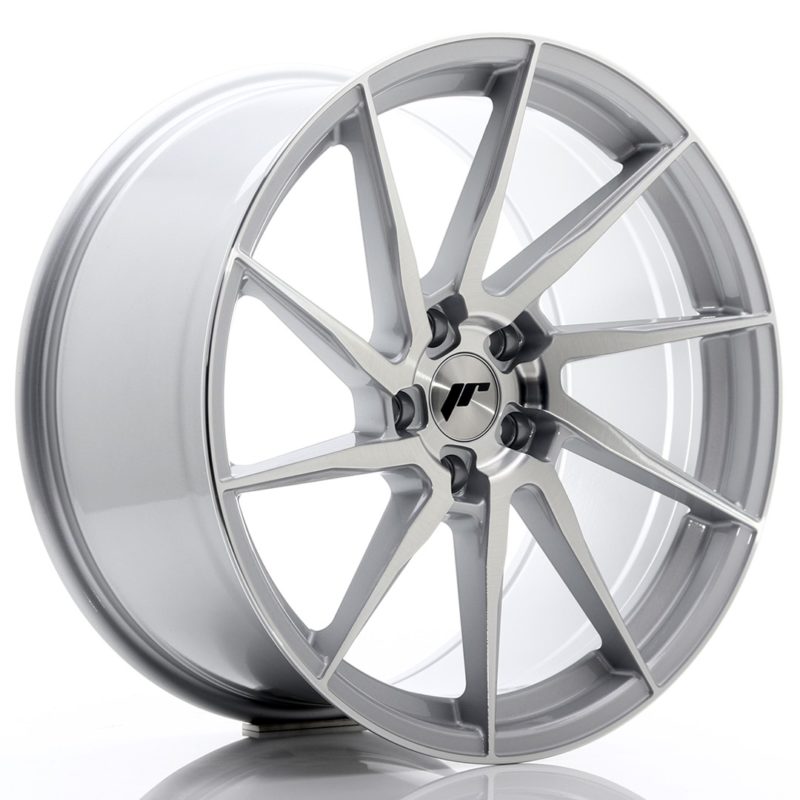 Jante Japan Racing JR-36 20x10" 5x112 ET40 | Gris Argenté / Poli