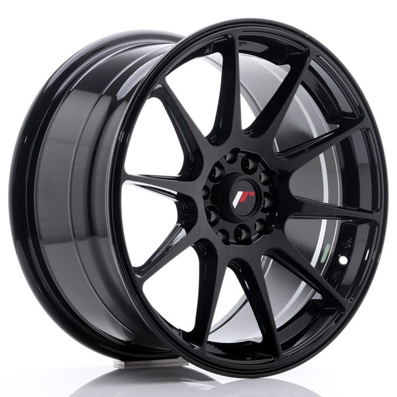 Jante Japan Racing JR-11 17x8.25" 5x100/114.3 ET35 | Noir Brillant