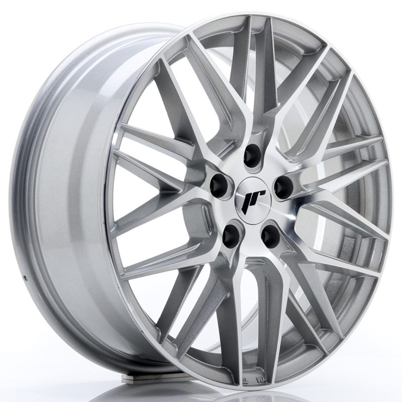 Jante Japan Racing JR-28 17x7" 5x100 ET35 | Gris Argenté / Poli
