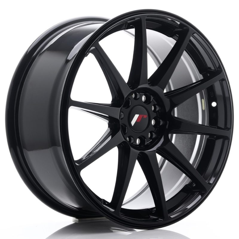 Jante Japan Racing JR-11 19x8.5" 5x112/114.3 ET40 | Noir Brillant