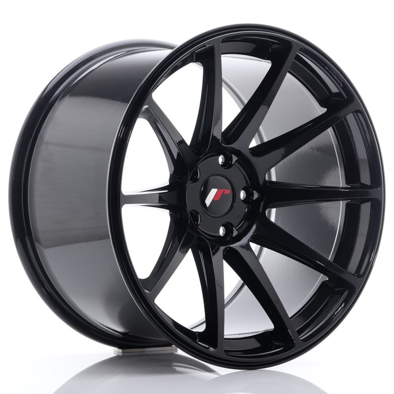 Jante Japan Racing JR-11 19x11" 5x112 ET25 | Noir Brillant