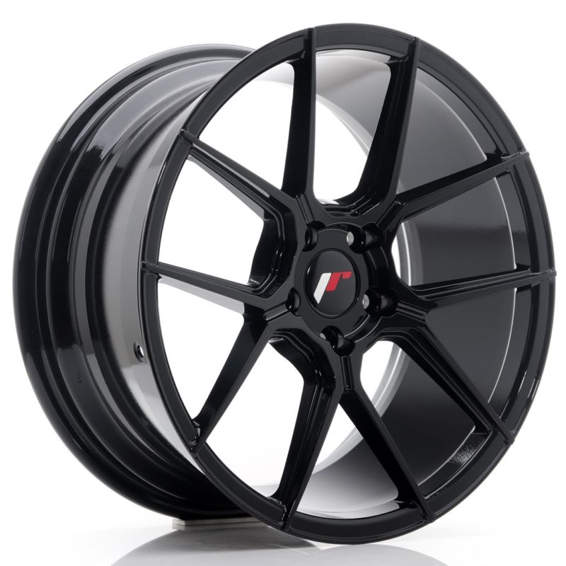 Jante Japan Racing JR-30 18x8.5" 5x112 ET40 | Noir Brillant