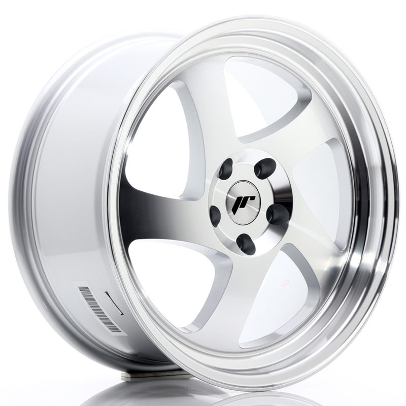 Jante Japan Racing JR-15 18x8.5" 5x112 ET40 | Gris Argenté / Poli