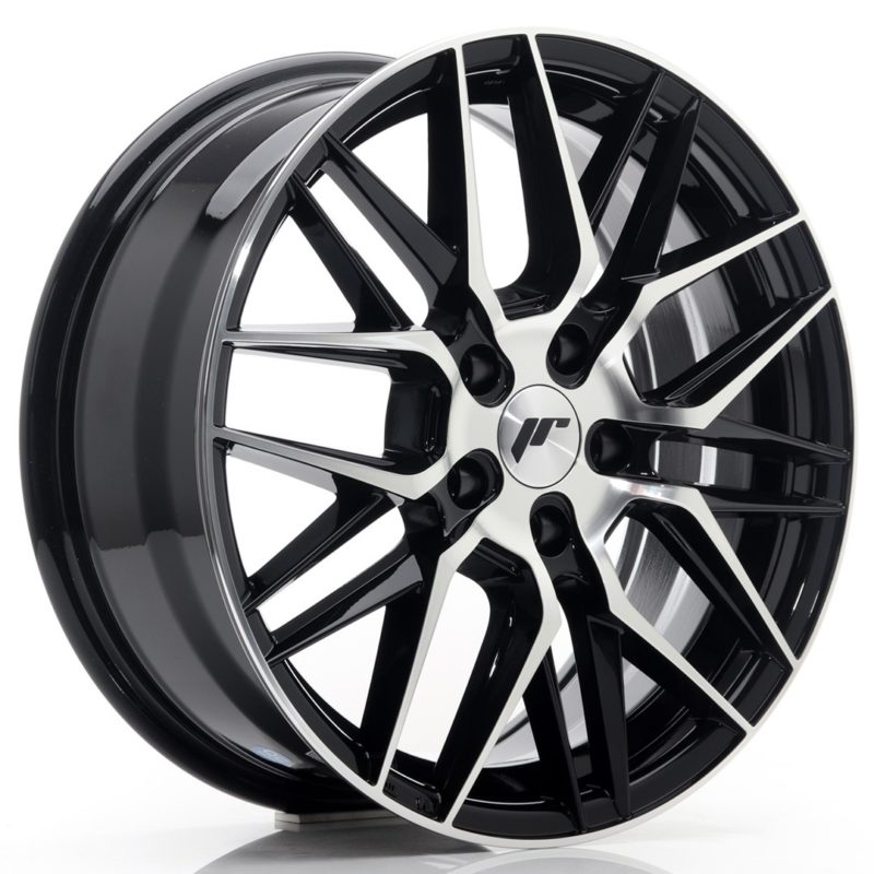 Jante Japan Racing JR-28 17x7" 5x114.3 ET40 | Noir Brillant / Poli