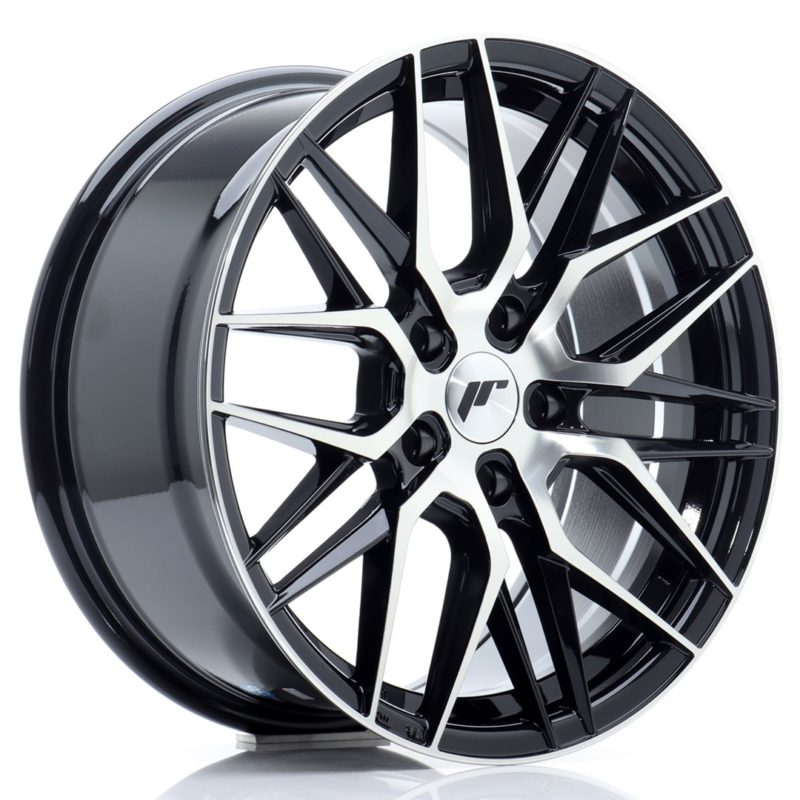 Jante Japan Racing JR-28 17x8" 5x112 ET40 | Noir Brillant / Poli