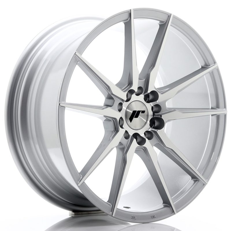 Jante Japan Racing JR-21 18x8.5" 5x112/114.3 ET40 | Gris Argenté / Poli