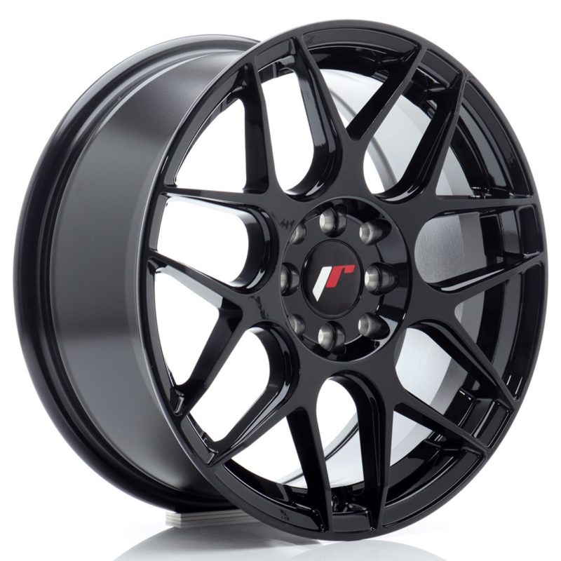 Jante Japan Racing JR-18 16x7" 4x100/114.3 ET35 | Noir Brillant