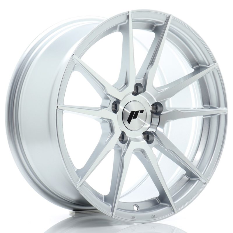Jante Japan Racing JR-21 17x8" 5x100 ET35 | Gris Argenté Poli