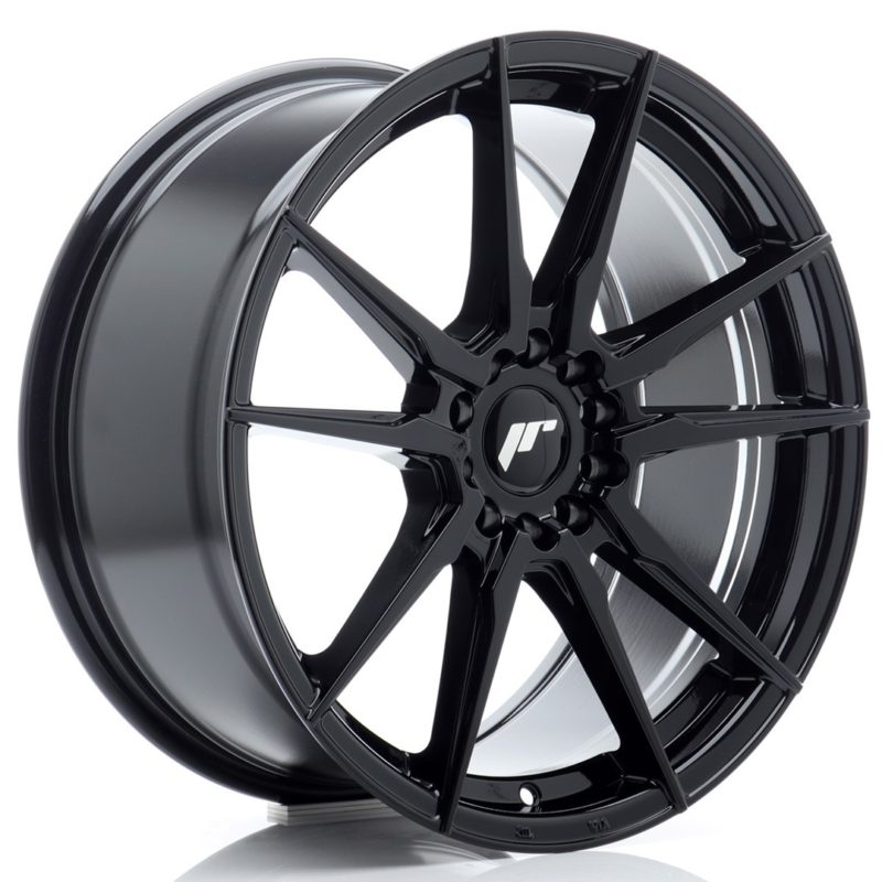 Jante Japan Racing JR-21 18x8.5" 5x112/114.3 ET45 | Noir Brillant