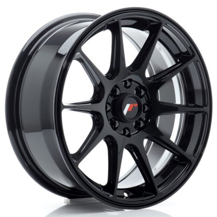 Jante Japan Racing JR-11 16x7" 4x100/114.3 ET30 | Noir Brillant