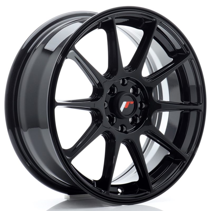 Jante Japan Racing JR-11 17x7" 5x100/108 ET35 | Noir Brillant