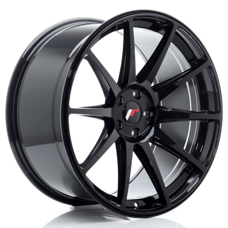 Jante Japan Racing JR-11 20x10" 5x112 ET40 | Noir Brillant