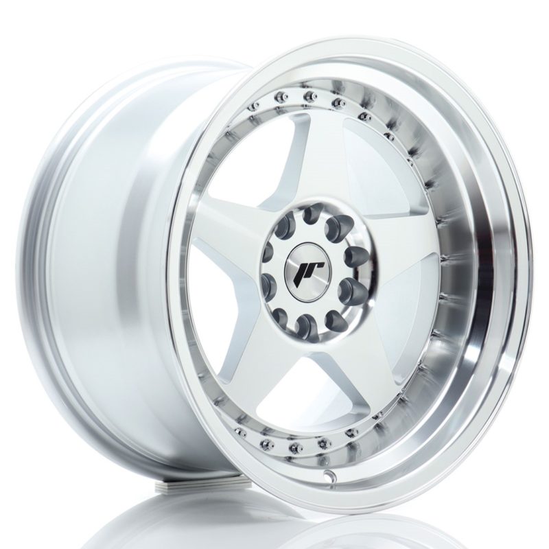Jante Japan Racing JR-6 17x10" 5x114.3/120 ET20 | Gris Argenté Poli