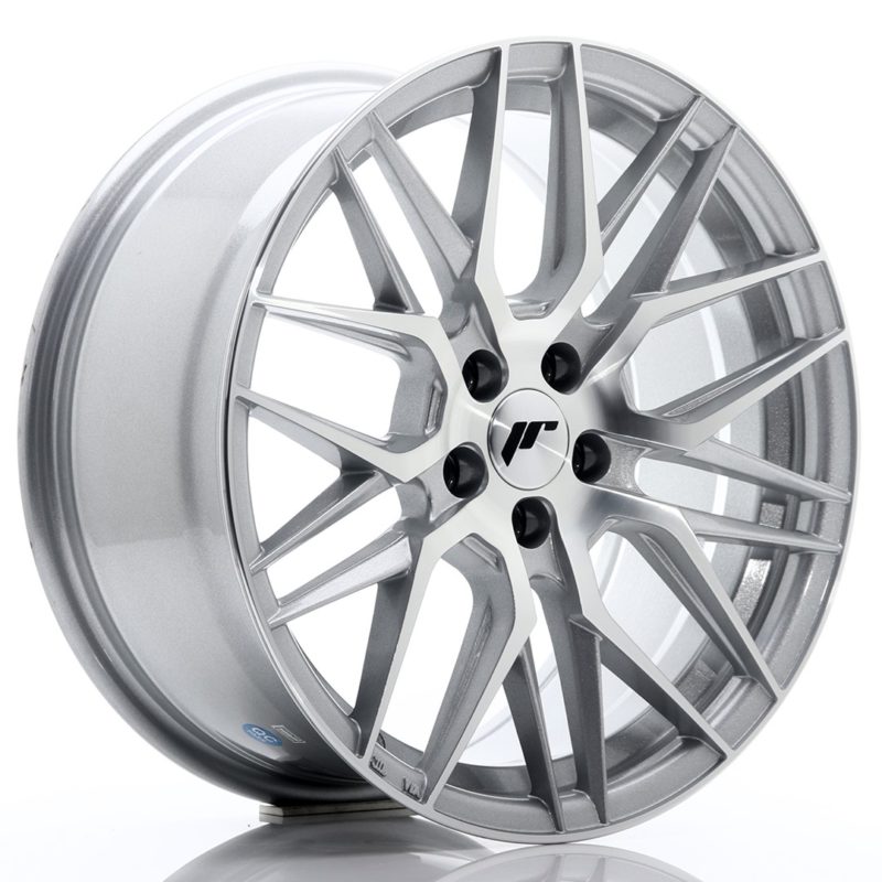 Jante Japan Racing JR-28 17x8" 5x114.3 ET40 | Gris Argenté / Poli