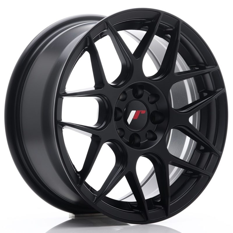 Jante Japan Racing JR-18 16x7" 4x100/108 ET25 | Noir Mat / Satiné