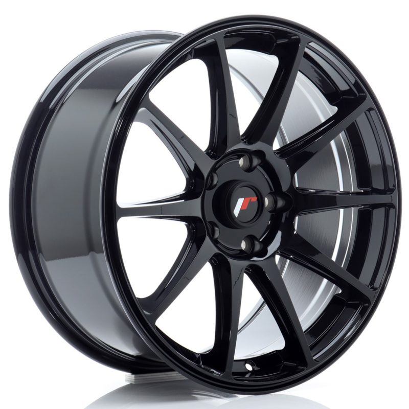 Jante Japan Racing JR-11 18x8.5" 5x112 ET40 | Noir Brillant