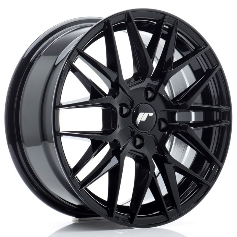 Jante Japan Racing JR-28 16x7" 4x108 ET25 | Noir Brillant